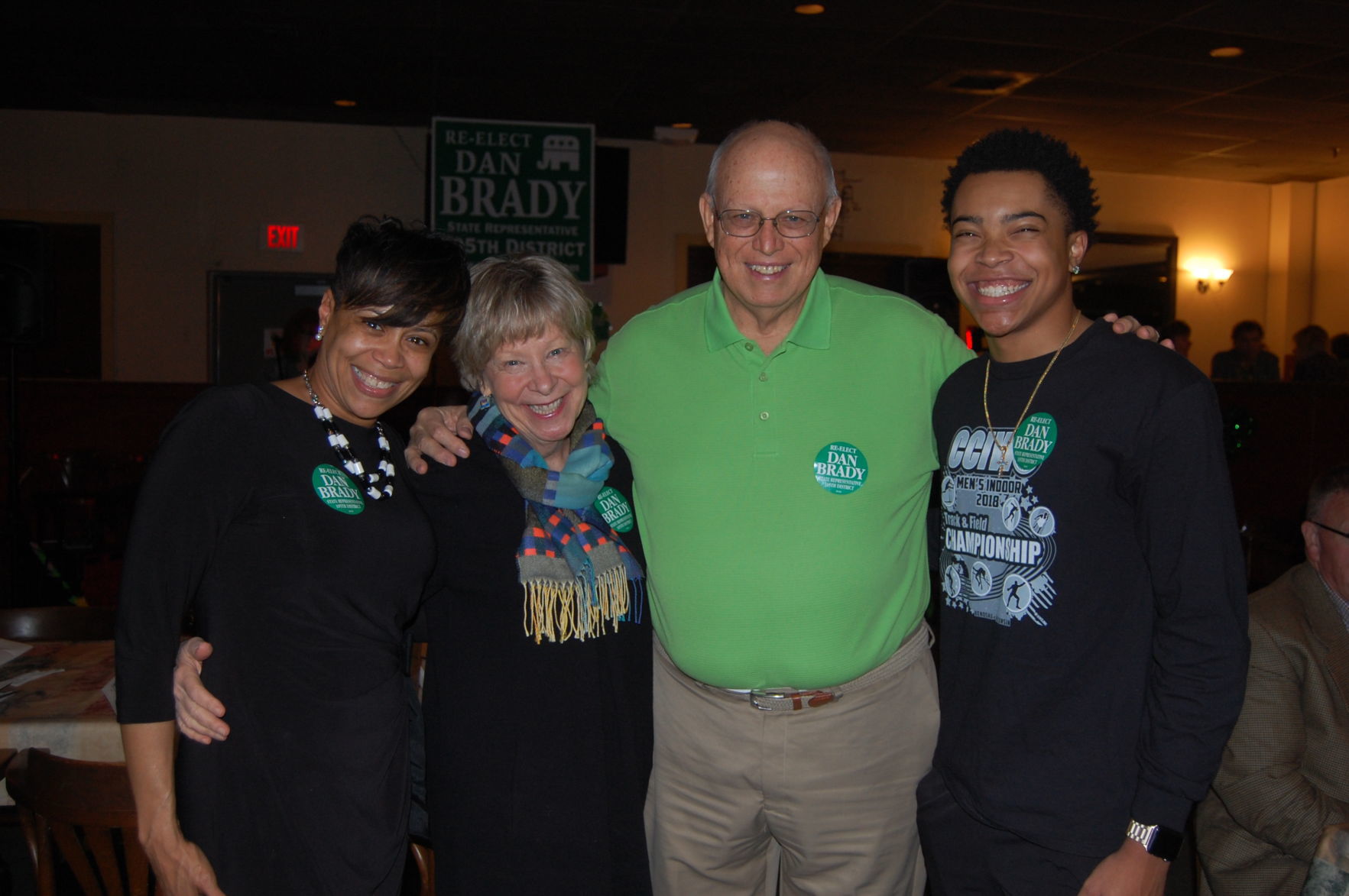 Veleda Harvey, Nancy and Tom Brokaw, Marqus Harvey